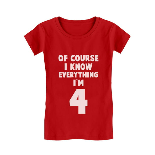 This is What an Awesome 4 Year Old Looks Like 4th Birthday Gift Kids T-Shirt
